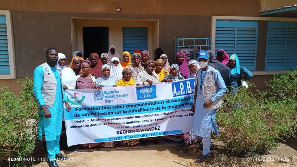 Formation des relais communautaire du District Sanitaire d’Agadez